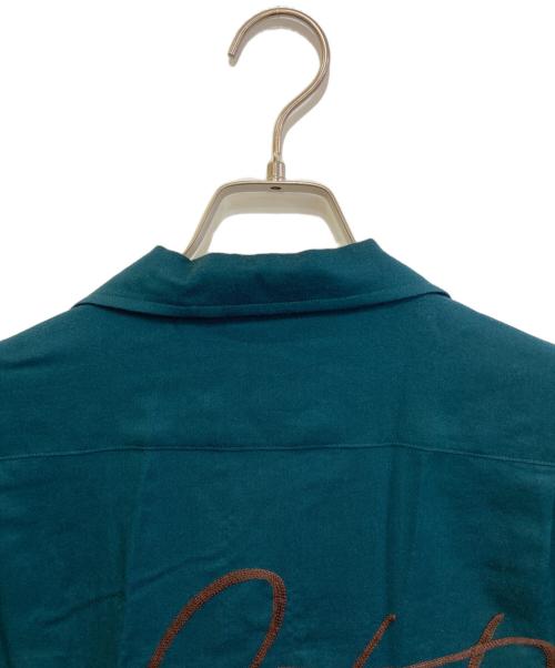 CALEE（キャリー）CALEE (キャリー) オープンカラーシャツ グリーン サイズ:Mの古着・服飾アイテム