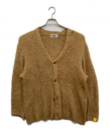 CALEE（キャリー）の古着「EYYA KNIT C/F CARDIGAN」｜ベージュ