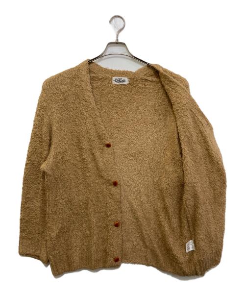 CALEE（キャリー）CALEE (キャリー) EYYA KNIT C/F CARDIGAN ベージュ サイズ:Mの古着・服飾アイテム