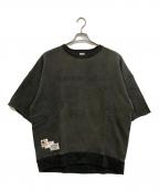CALEE×CAPTAINS HELMキャリー×キャプテンズヘルム）の古着「PLEASURE SEEKERS S/S SWEAT　CHG23-CL-T01」｜グレー