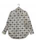 CALEE (キャリー) AFRICAN CHECK PATTERN L/S SHIRT ホワイト サイズ:MEDIUM：6000円