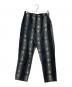 CALEE（キャリー）の古着「O/S DOBBY CHECK EASY TROUSERS」｜ブラック