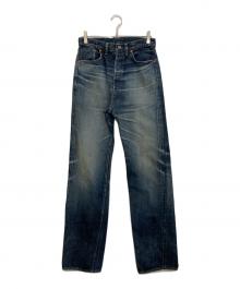 TCB jeans（ティーシービー ジーンズ）の古着「ボタンフライデニムパンツ」｜インディゴ