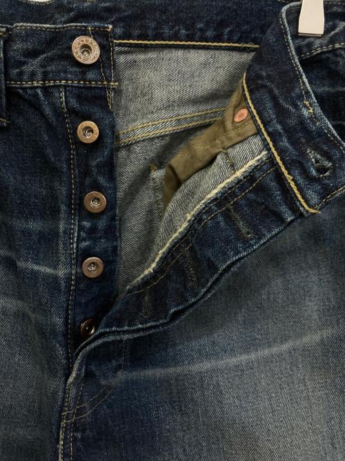 TCB jeans（ティーシービー ジーンズ）TCB jeans (ティーシービー ジーンズ) ボタンフライデニムパンツ インディゴ サイズ:33の古着・服飾アイテム