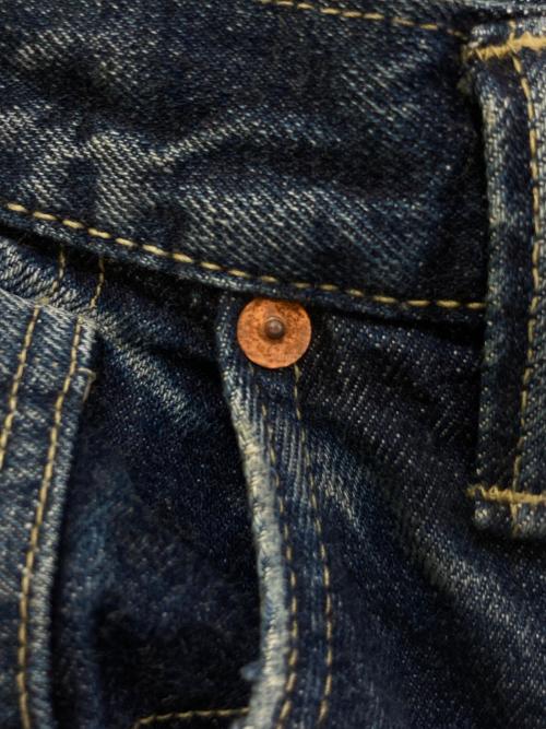 TCB jeans（ティーシービー ジーンズ）TCB jeans (ティーシービー ジーンズ) ボタンフライデニムパンツ インディゴ サイズ:33の古着・服飾アイテム