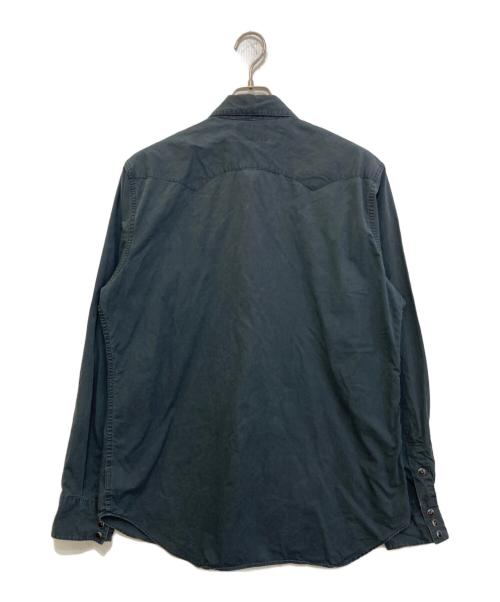 RRL（ダブルアールエル）RRL (ダブルアールエル) ウエスタンシャツ ブラック サイズ:Lの古着・服飾アイテム