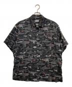 Schottショット）の古着「総柄シャツ　782-3123022」｜ブラック