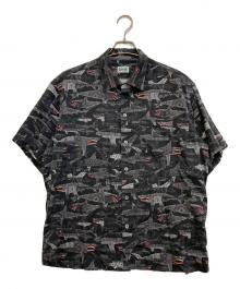 Schott（ショット）の古着「総柄シャツ　782-3123022」｜ブラック