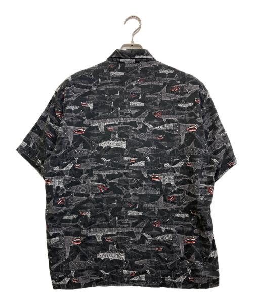 Schott（ショット）Schott (ショット) 総柄シャツ　782-3123022 ブラック サイズ:Mの古着・服飾アイテム