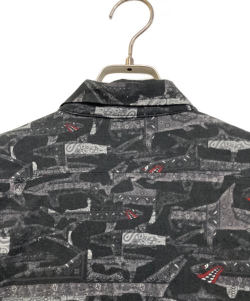 Schott（ショット）Schott (ショット) 総柄シャツ　782-3123022 ブラック サイズ:Mの古着・服飾アイテム