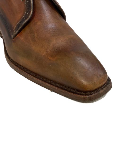 harriss（ハリス）harriss (ハリス) VISARUNO (ビサルノ) チャッカーブーツ ブラウン サイズ:39の古着・服飾アイテム