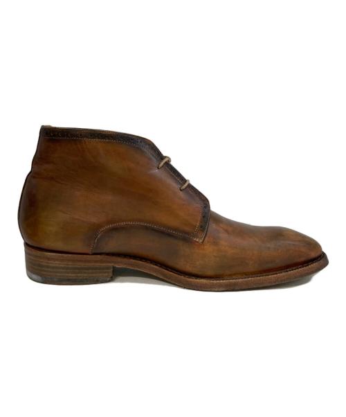 harriss（ハリス）harriss (ハリス) VISARUNO (ビサルノ) チャッカーブーツ ブラウン サイズ:39の古着・服飾アイテム