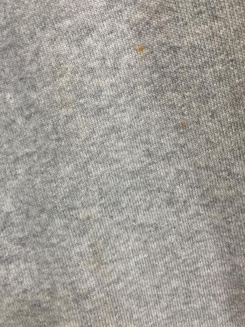 Champion（チャンピオン）Champion (チャンピオン) stussy (ステューシー) REVERSE WEAVE 刺繍 パーカー　C8-G121 グレー×パープル サイズ:MEDIUMの古着・服飾アイテム