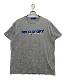 POLO SPORT（ポロスポーツ）の古着「ロゴTシャツ」｜グレー