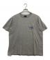 POLO SPORT（ポロスポーツ）の古着「シャークプリントポケットTシャツ」｜グレー