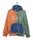 POLO RALPH LAURENポロ・ラルフローレン）の古着「アノラックパーカー」｜ブルー×グリーン