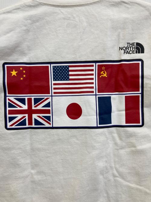 THE NORTH FACE（ザ ノース フェイス）THE NORTH FACE (ザ ノース フェイス) L/S TRANS ANTARCTICA TEE　NT82230 ホワイト サイズ:Lの古着・服飾アイテム