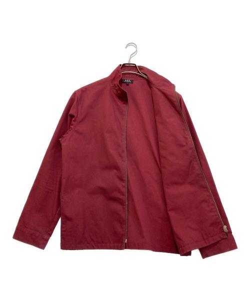 A.P.C.（アーペーセー）A.P.C. (アーペーセー) ダブルジップジャケット レッド サイズ:1の古着・服飾アイテム