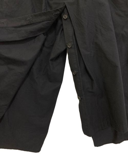 Yohji Yamamoto pour homme（ヨウジヤマモト プールオム）Yohji Yamamoto pour homme (ヨウジヤマモト プールオム) コットンツイルラップパンツ ブラック サイズ:3の古着・服飾アイテム