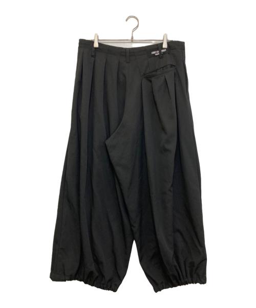 Yohji Yamamoto pour homme（ヨウジヤマモト プールオム）Yohji Yamamoto pour homme (ヨウジヤマモト プールオム) WOOL GABARDINE BALLON PANTS ブラック サイズ:3の古着・服飾アイテム