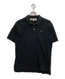PLAY COMME des GARCONS（プレイコムデギャルソン）の古着「ポロシャツ　AZ-T066」｜ブラック