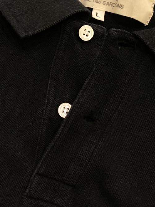 PLAY COMME des GARCONS（プレイコムデギャルソン）PLAY COMME des GARCONS (プレイコムデギャルソン) ポロシャツ　AZ-T066 ブラック サイズ:Lの古着・服飾アイテム