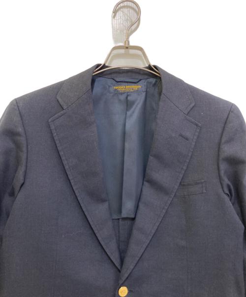BROOKS BROTHERS（ブルックスブラザーズ）BROOKS BROTHERS (ブルックスブラザーズ) 金釦リネン混ブレザー ネイビー サイズ:A5の古着・服飾アイテム
