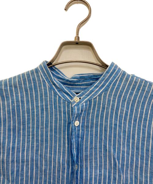 POLO RALPH LAUREN（ポロ・ラルフローレン）POLO RALPH LAUREN (ポロ・ラルフローレン) リネンシャツ ブルー サイズ:6の古着・服飾アイテム