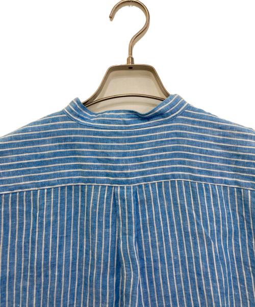 POLO RALPH LAUREN（ポロ・ラルフローレン）POLO RALPH LAUREN (ポロ・ラルフローレン) リネンシャツ ブルー サイズ:6の古着・服飾アイテム