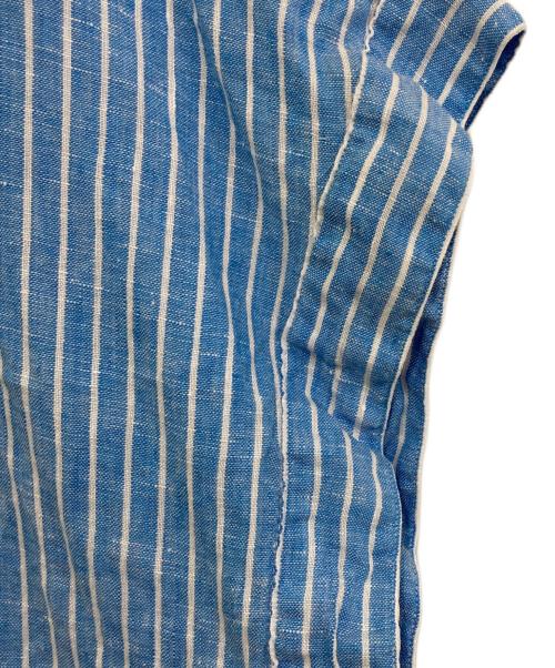 POLO RALPH LAUREN（ポロ・ラルフローレン）POLO RALPH LAUREN (ポロ・ラルフローレン) リネンシャツ ブルー サイズ:6の古着・服飾アイテム