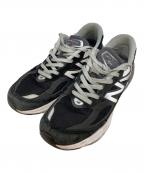 NEW BALANCEニューバランス）の古着「ローカットスニーカー　M990BK6」｜ブラック×グレー