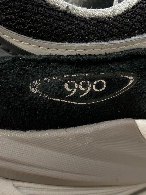 NEW BALANCE（ニューバランス）NEW BALANCE (ニューバランス) ローカットスニーカー　M990BK6 ブラック×グレー サイズ:27の古着・服飾アイテム