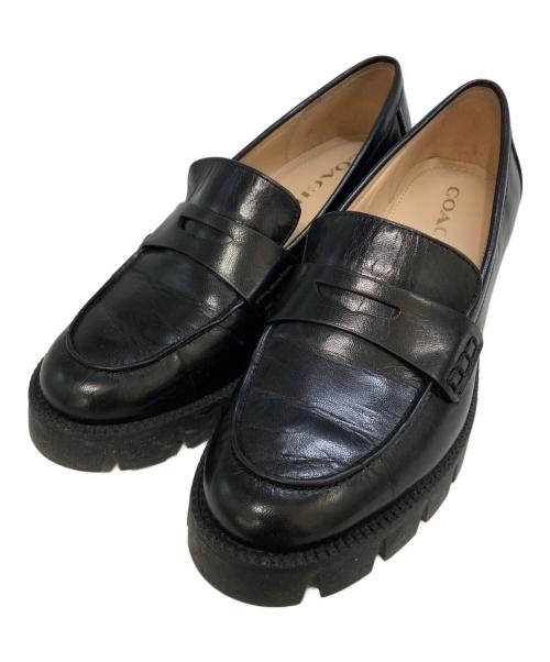 COACH（コーチ）COACH (コーチ) LOAFER PUMP　C5908 ブラック サイズ:240の古着・服飾アイテム