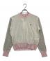 maison kitsune（メゾンキツネ）の古着「ベビー フォックス パッチ カラー ブロック ジャンパー　MW00808KT1036」｜グレー×ピンク