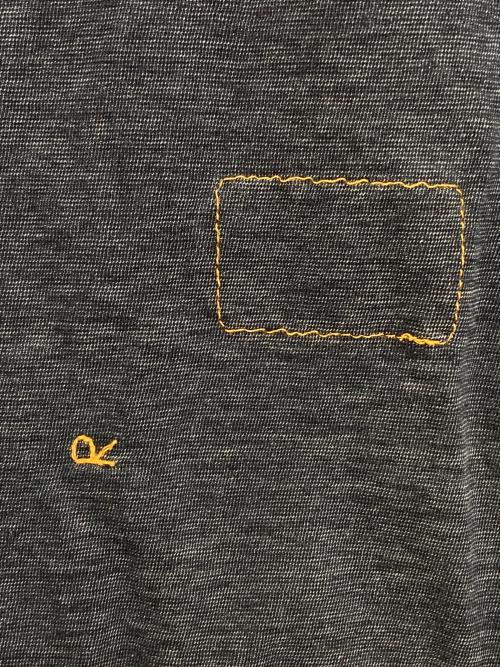 45R（フォーティファイブ・アール）45R (フォーティファイブ・アール) でこぼこ天竺908馬比古Tシャツ インディゴ サイズ:2の古着・服飾アイテム