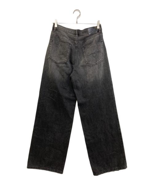 R13（アールサーティン）R13 (アールサーティン) Ellery ワイドジーンズ ブラック サイズ:Mの古着・服飾アイテム