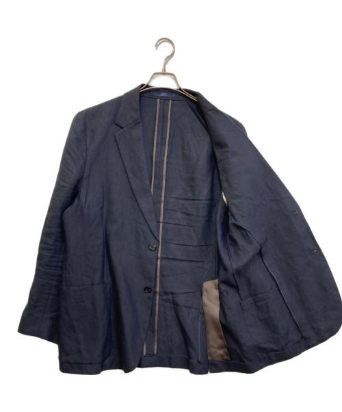 PAUL SMITH（ポールスミス）PAUL SMITH (ポールスミス) リネン2Bジャケット ネイビー サイズ:XL2の古着・服飾アイテム