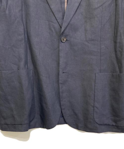 PAUL SMITH（ポールスミス）PAUL SMITH (ポールスミス) リネン2Bジャケット ネイビー サイズ:XL2の古着・服飾アイテム