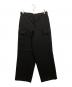 ATON（エイトン）の古着「BACK SATIN FIELD CARGO PANTS」｜ブラック