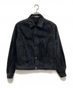 AURALEEオーラリー）の古着「SELVEDGE FADED LIGHT DENIM BLOUSON」｜ブラック