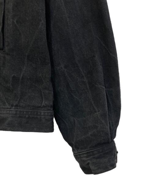 AURALEE（オーラリー）AURALEE (オーラリー) SELVEDGE FADED LIGHT DENIM BLOUSON ブラック サイズ:3の古着・服飾アイテム