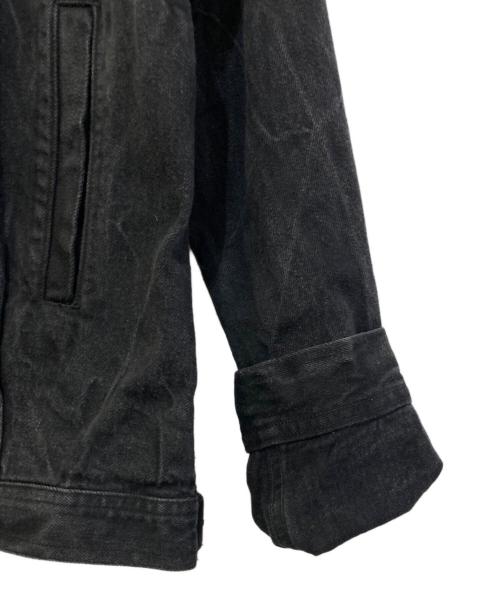 AURALEE（オーラリー）AURALEE (オーラリー) SELVEDGE FADED LIGHT DENIM BLOUSON ブラック サイズ:3の古着・服飾アイテム