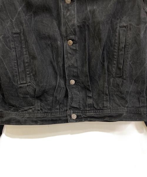 AURALEE（オーラリー）AURALEE (オーラリー) SELVEDGE FADED LIGHT DENIM BLOUSON ブラック サイズ:3の古着・服飾アイテム