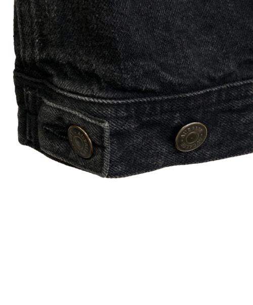 AURALEE（オーラリー）AURALEE (オーラリー) SELVEDGE FADED LIGHT DENIM BLOUSON ブラック サイズ:3の古着・服飾アイテム