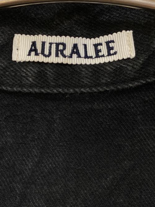 AURALEE（オーラリー）AURALEE (オーラリー) SELVEDGE FADED LIGHT DENIM BLOUSON ブラック サイズ:3の古着・服飾アイテム