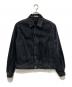 AURALEE（オーラリー）の古着「SELVEDGE FADED LIGHT DENIM BLOUSON」｜ブラック
