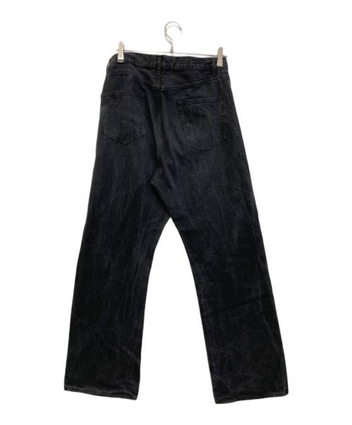 AURALEE（オーラリー）AURALEE (オーラリー) SELVEDGE FADED LIGHT DENIM PANTS ブラック サイズ:3の古着・服飾アイテム
