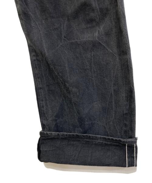 AURALEE（オーラリー）AURALEE (オーラリー) SELVEDGE FADED LIGHT DENIM PANTS ブラック サイズ:3の古着・服飾アイテム