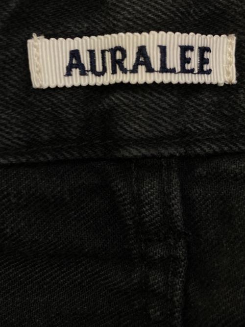AURALEE（オーラリー）AURALEE (オーラリー) SELVEDGE FADED LIGHT DENIM PANTS ブラック サイズ:3の古着・服飾アイテム