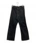 AURALEE（オーラリー）の古着「SELVEDGE FADED LIGHT DENIM PANTS」｜ブラック
